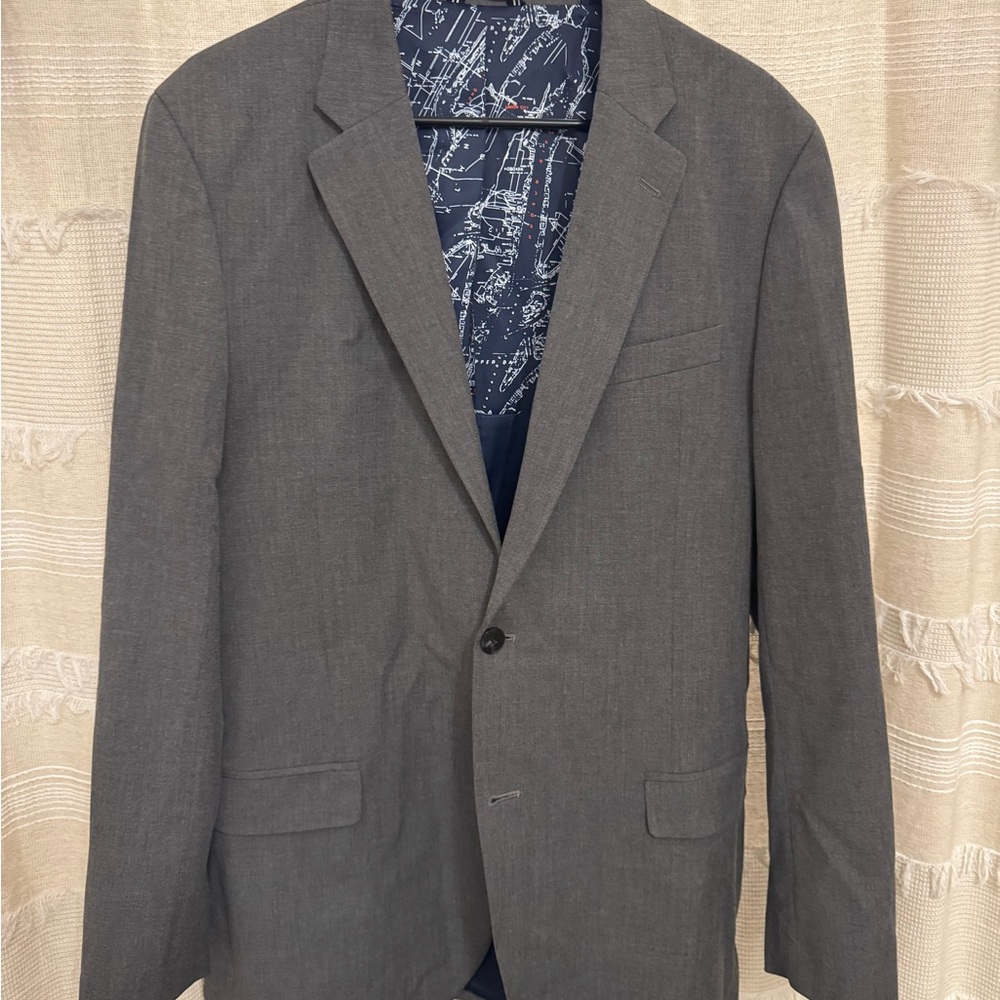 Men's Gray Blazer Nautica